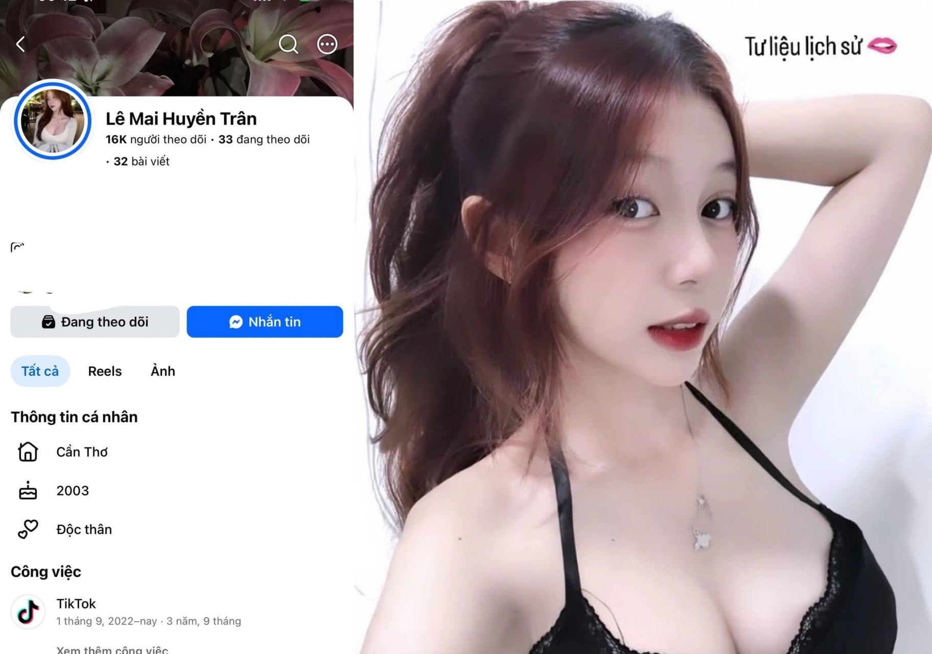 Video sex em Lê Mai Huyền Trân xinh
